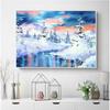 Diamond Painting Glaciers In The Aurora Cross Stitch Full Drill Handicraft 3D Diamond Embroidery Landscape Mosaic Handmade Gift Wall Art