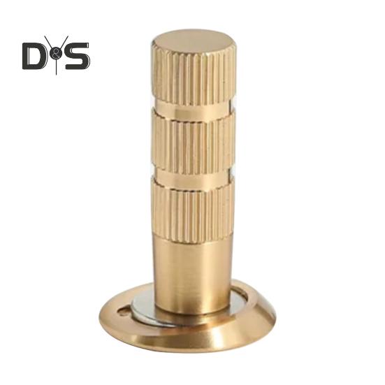 

Універсальний дверний стопор, дизайн без ударів, легке встановлення, запобігає зіткненню, дверний стопор, сильний захист стіни від всмоктування золотистий