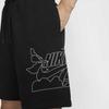 Nike Letter Pattern Design Comfortable Versatile Mid-Waist Three-Quarter Shorts Men Shorts Black FZ0819-010