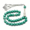 10mm 33 Beads Natural Stones Muslim Rosary Beads Ramadan Eid Gifts Turkey Bracelet Arabic Islamic Prayer Beads Handmade Zircon