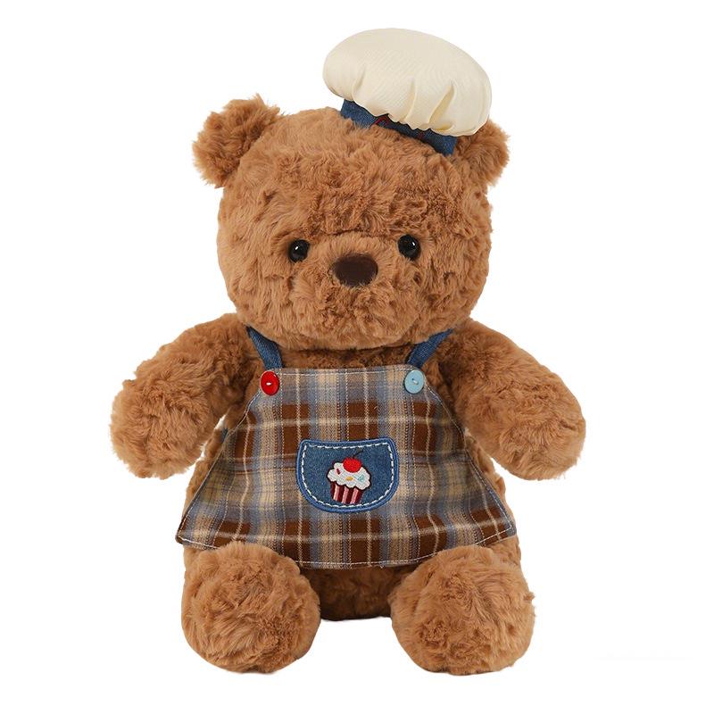 Cute Chef Bear Plush Doll – Adorable Decorative Toy & Perfect Birthday Gift
