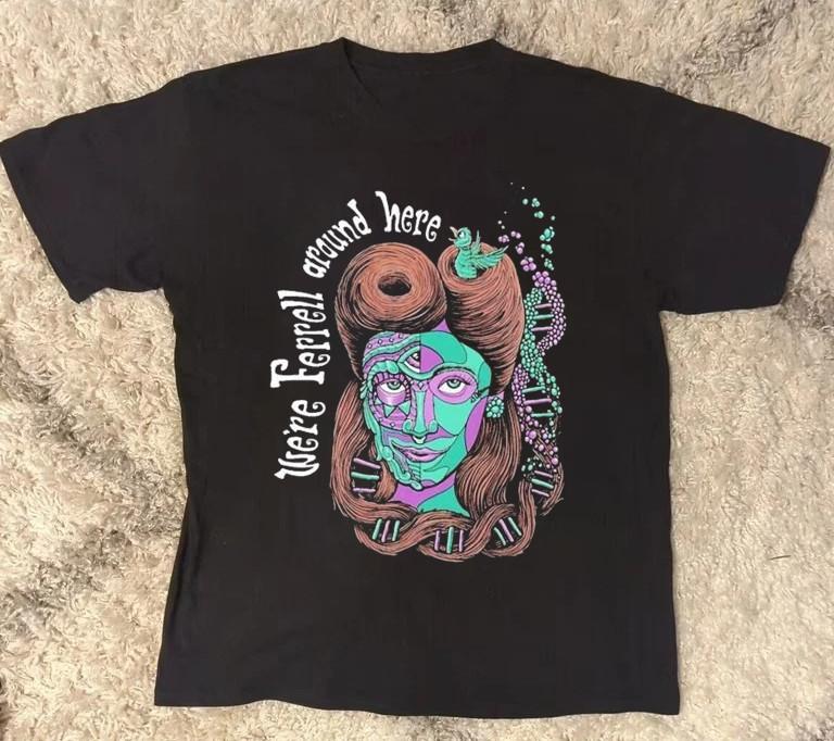 Rare Sierra Ferrell Kansas We re Ferrell Around Here Black S to 5XL Shirt SN535 S
