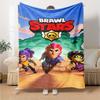 Brawl Stars Blanket Soft Warm Cozy Great for Office Chair Sofa Couch Four Seasons Multipurpose Warmthful Decor Birthday Christmas Gift Blanket