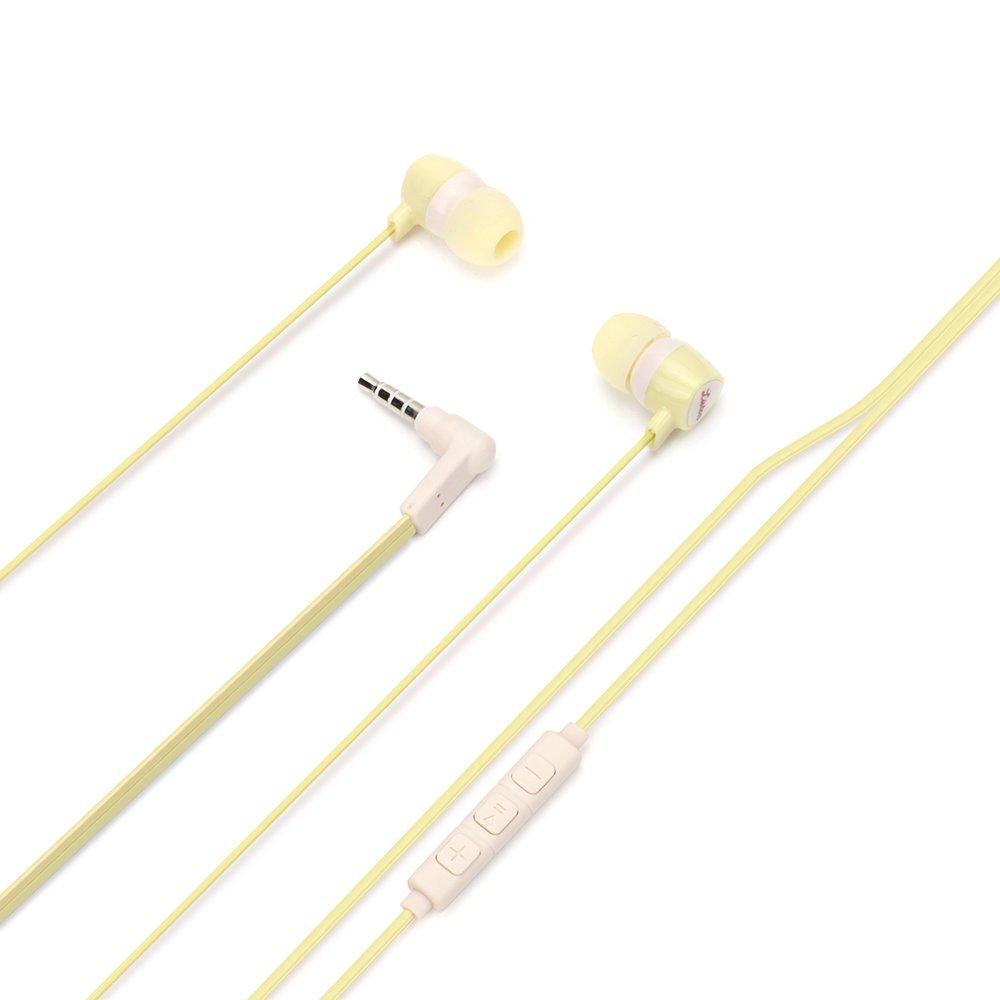 

PGA PG-SHE3YE3 (Yellow) Stereo Inner Ear Headphones, Reel Type