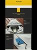 Men's 2023 Windproof & Waterproof Cotton-Padded Jacket with Detachable Hood.