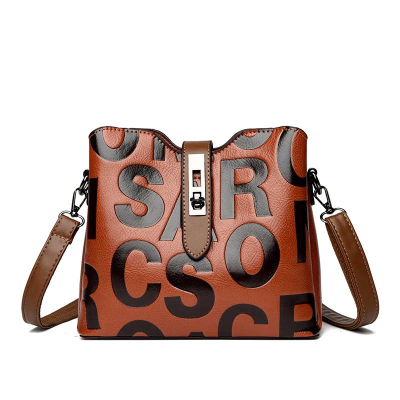 

Pu Leather Casual Crossbody Bags For Women Ladies Luxury Designer Tote Handbag Female Large Capacity Travel Shoulder Bag Quality