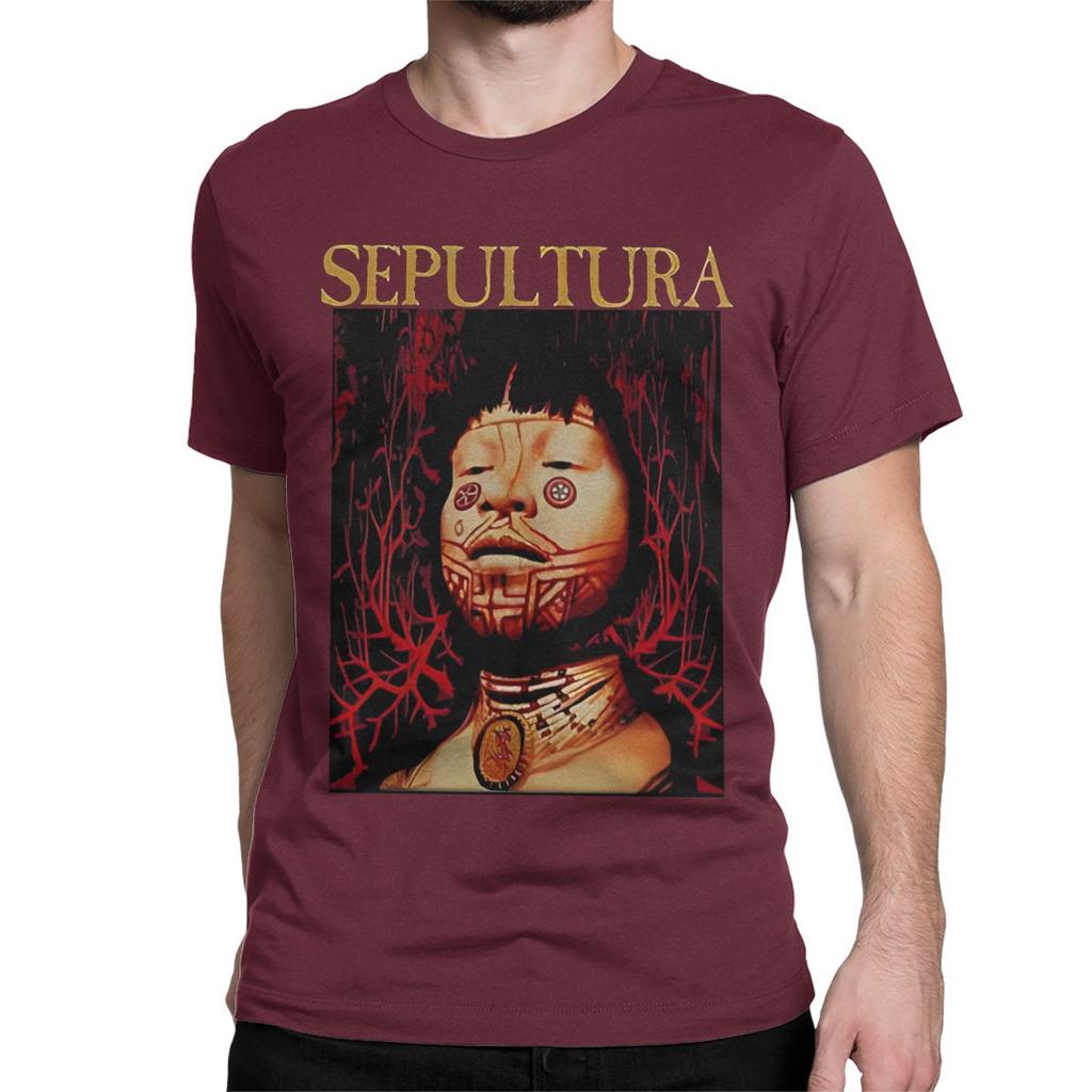 Men Women T-Shirt Sepultura Roots Funny Cotton Tees Short Sleeve Farewell Tour 2024 T Shirts Round Neck Clothing Gift Idea