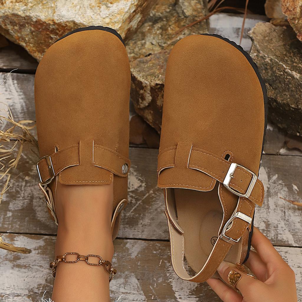 Women Closed Toe Flat Sandals Summer Lightweight Platform Shoes for Women Trend Casual Clogs Shoes Outdoor Flats Sandals Women
