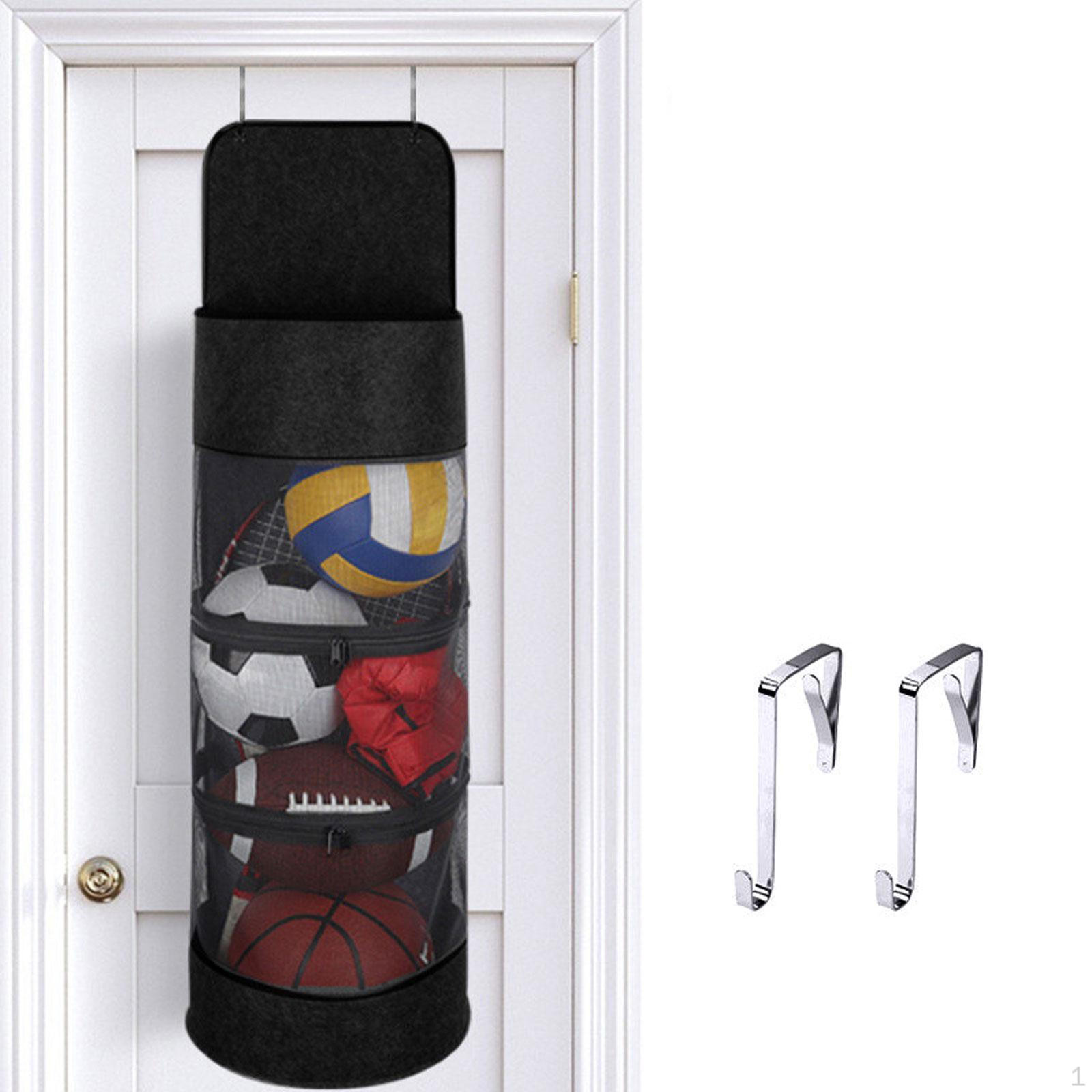 

over The Door Hanging Organizer Storage Bag with Hook Ball for Dolls темно-серого