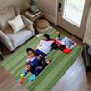 Football Players Floor Mat Design for Outdoor Living Rooms Foyer Entryway Anti-slip Rug Decorate Offices Perfect Birthday/Christmas Gift Idea