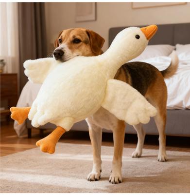 50Cm Soft Goose Plush Toy For Cats Dogs Relax Pet Companion Anxiety-Relieving Dog Buddy Energy Release Gift For Pets