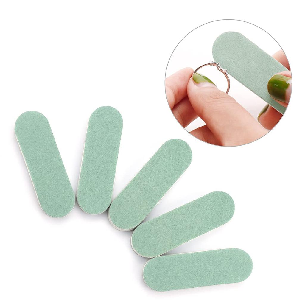 20Pcs Dual-Ended Polishing Sticks Multi-Purpose Abrasive Buffing Bars for Alloy Jewelry Watch Phone Accessories Restoration