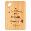 Planche À Découper / Plateau Apéro - PLANETEE - Noham D'amour - Bambou 30x20x1 Cm - Trou 24 Mm - Cadeau Gravé