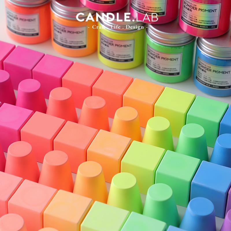 Gypsum Colored Pigments Morandi Fluorescent Dyes Rich Color Good Dispersion for Sculptures Teaching Models Candle Crafts