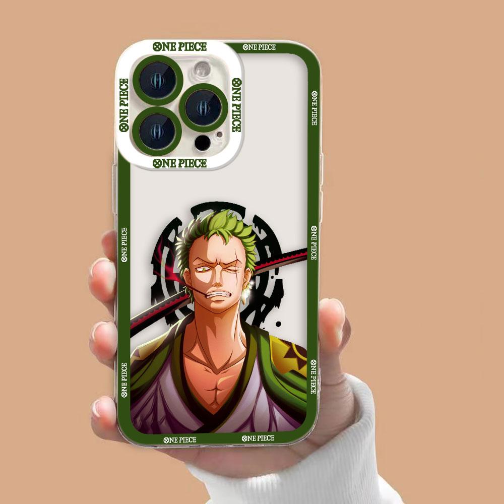 Anime One P-Piece Zoro Clear Phone Case For OPPO A6X A98 A94 A79 A78 A74 A60 A58 A57 A55 A54 A53 A31 A15 A9 A5 A3 A3X A5X Case
