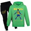 Cr7 Print Kinder Trui en Broek Set Met Zachte Katoenen Stof Voor Middelbare Scholieren