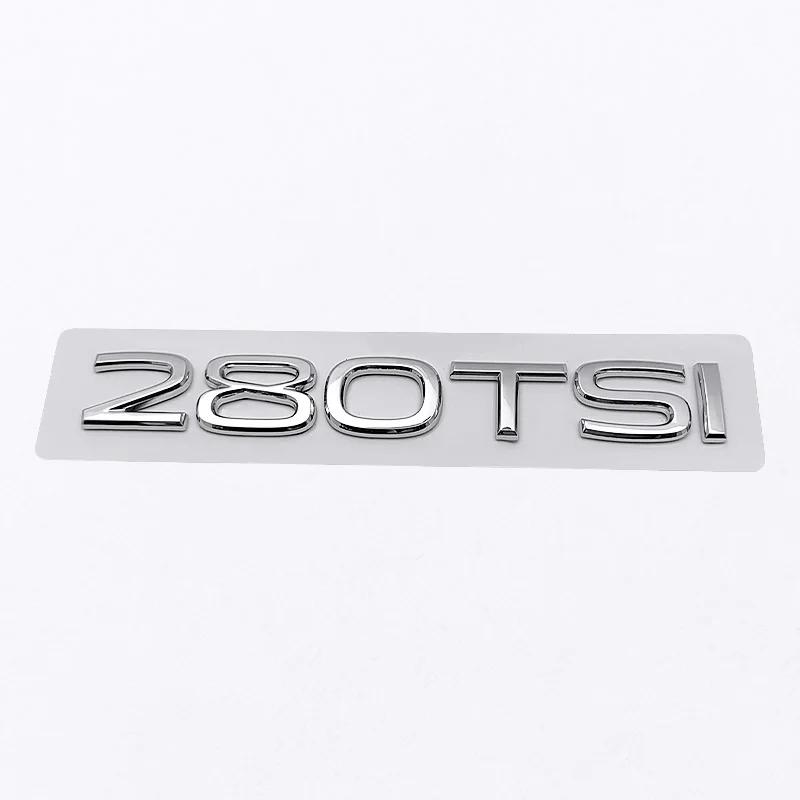 Car Rear Trunk Letters Badge 280TSI 300TSI 330TSI 380TSI Sticker for Golf Lavida Santana Touran Passat B5 Scirocco