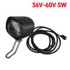 48V Tromba Luci E-Bike Alta Potenza Bicicletta Elettrica Scooter Faro LED Lampada Anteriore Impermeabile Accessori per Ciclismo Outdoor