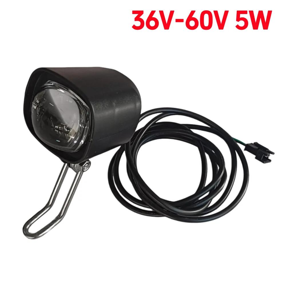 48V E-Bike Сигнал Свет Высокая Мощность Электрический Велосипед Скутер Светодиодная Фара Передняя Лампа Водонепроницаемый Наружный Велосипед Велосипедные Аксессуары