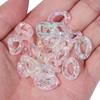 100pcs 16X12mm Acrylic Link Chain Mixed Color Hook Clasp Open Buckle Beads Connector For Jewelry Making DIY Necklace Key Chain
