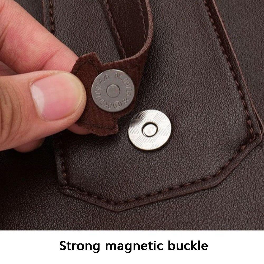 Leather Strap Underarm Strap Wallet Pocket Luxury Shoulder Harness Bag Double Shoulder Pouch Pack