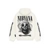 Худи Nirvana Свободное Унисекс Толстовка Мода Хип-Хоп Повседневный Свободный Модный Винтажный Свободный Высокое Качество Дышащий Удобный Топы