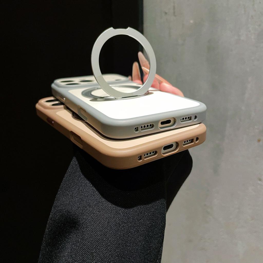 Applicable To Apple 17Promax Mobile Phone Case, Rotating Bracket, Magnetic Suction iPhone16 Advanced Sense Second Change Protective Case 15