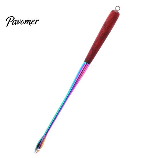 Fishing Gear Tool Stainless Steel Hook Remover Tool, 9 Inch Disgorger with Fish Detacher for Deep Throat Wooden Handle, Heavy-duty Quick Retractor