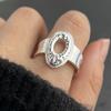 Xiaomi 925 Sterling Silver Rings for Women Couple Minimalist Handmade Simple Flower Heart Ring Fine Jewelry Gift Prevent Allergy