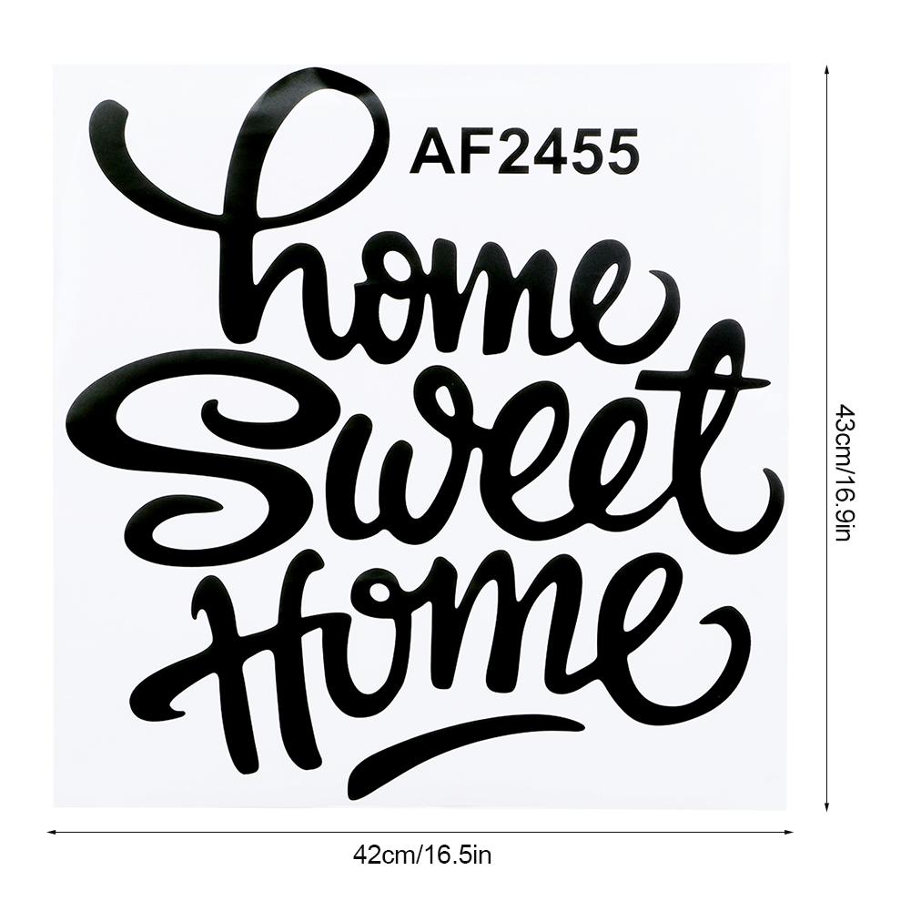 Household English Words Wall Sticker DIY Self Adhesive Wallpaper Sticker for Bedroom Decoration