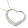 TIFFANY&Co. Open Heart Large Long Necklace El Saperetti Silver925 14.1g Women Used