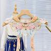 Vintage Butterfly Shape Collar Embroidery Flower Detachable Faux Collar Women Neckwear Horseface Skirt Removable Collar
