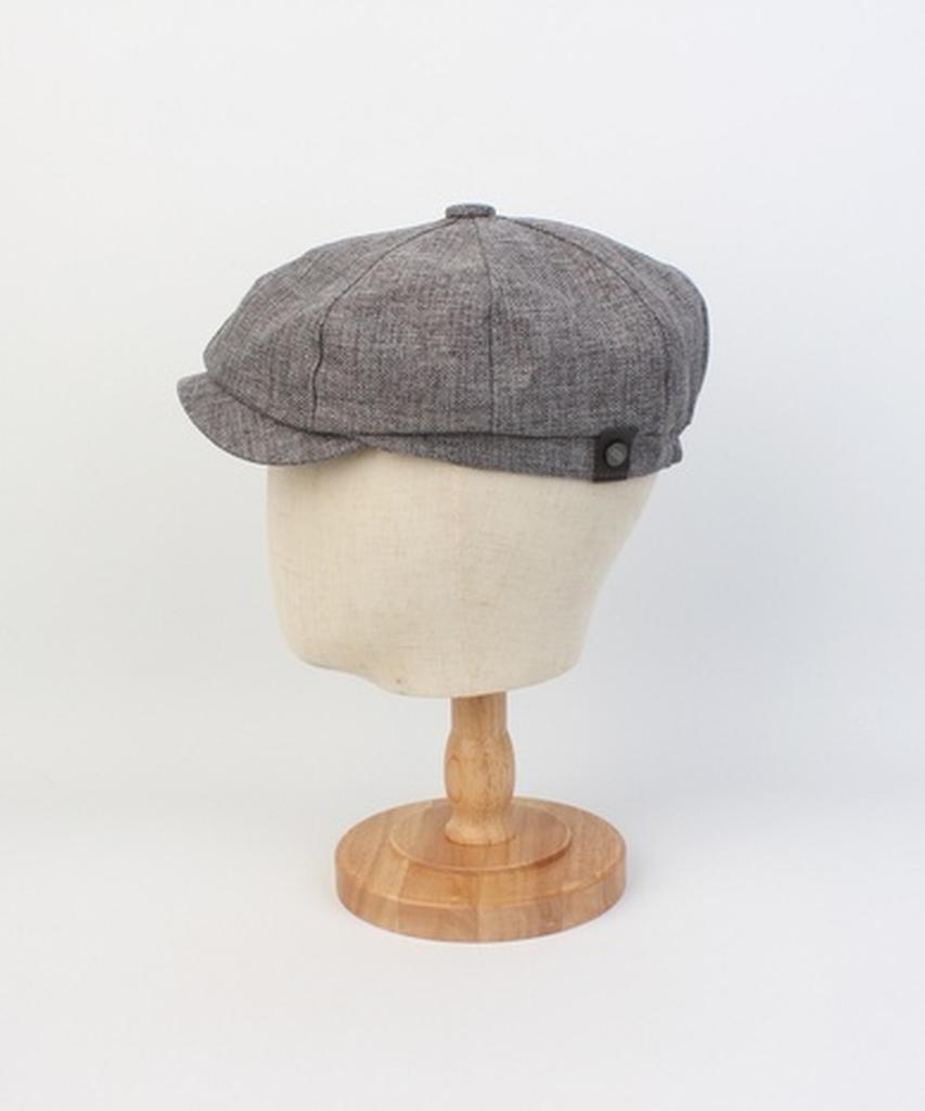Yunibeosyeolkemiseuteuli Linen Logo Gray Banding Hunting Cap