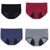 Women High Waist Full Coverage Leakproof Cotton Panties Period Underwear Heavy Flow Menstrual Postpartum Teens Brefs
