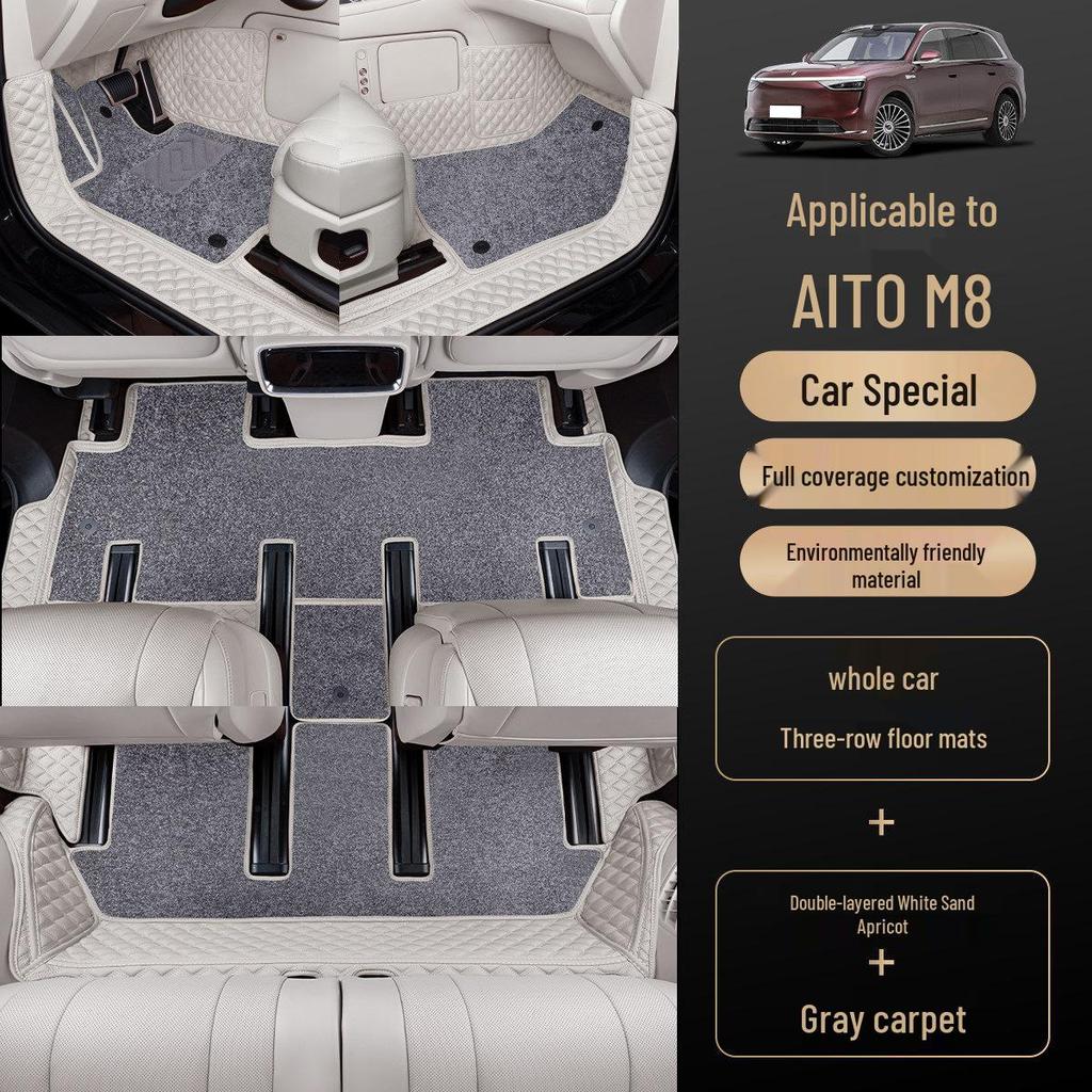 Huawei AITO M8 Six-Seater Custom Full Coverage Floor Mats