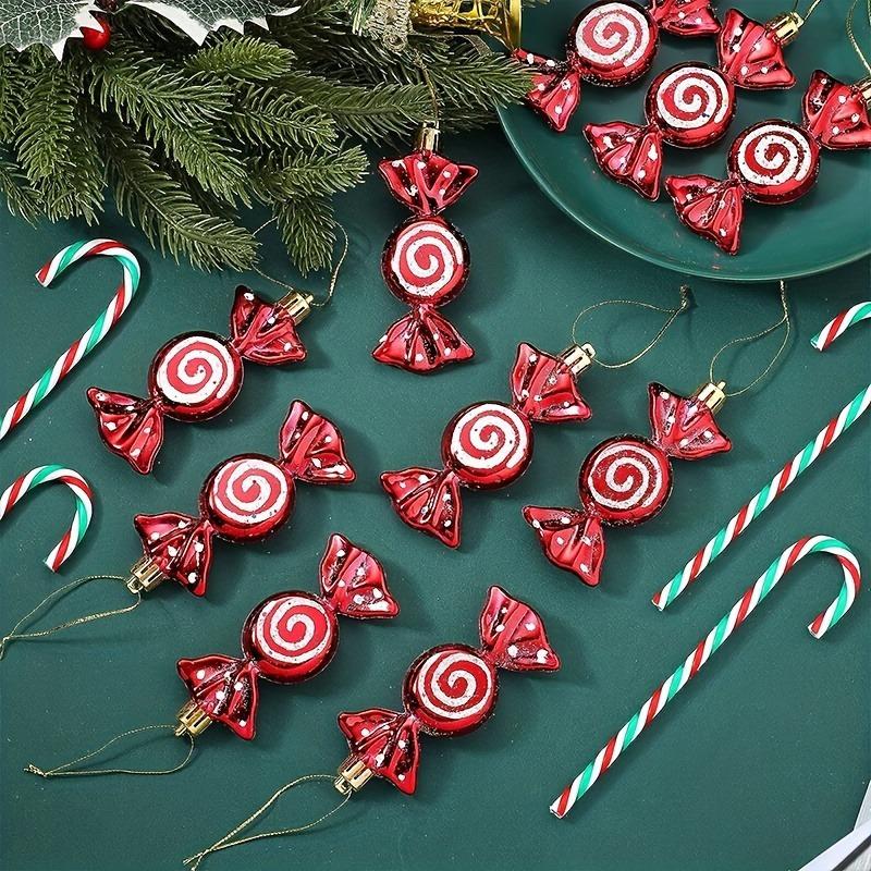 Red Candy Hanging Ornaments Christmas Candy Hanging Ornaments Christmas Party Decoration,Halloween,Thanksgiving Gifts Decoration