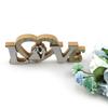 LOVE Words Ornament Home Decoration LOVE Sign Gifts for Wedding Decor Tabletop Reusable Bright Color Plate