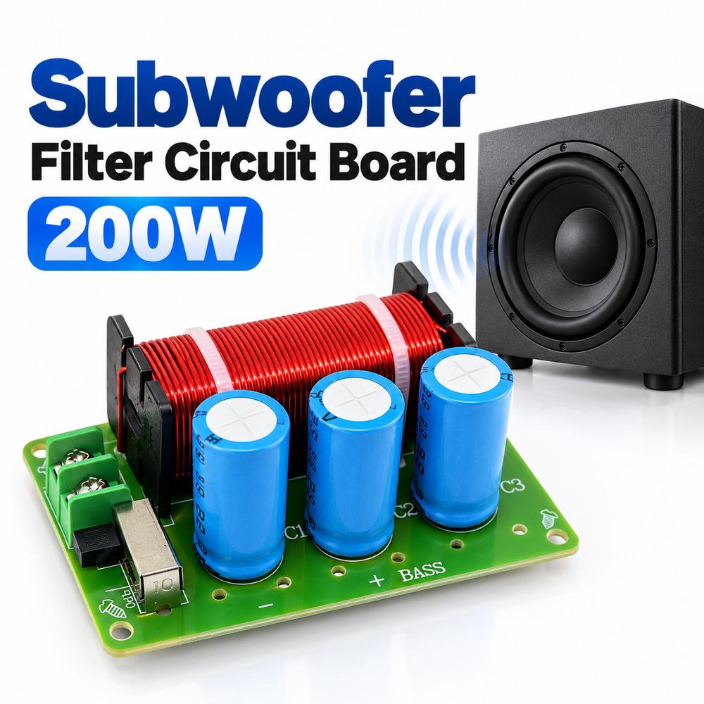 1Pcs Random Color Subwoofer Frequency Divider Subwoofer Crossover Board for Audio Video Equipment