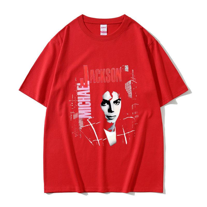King of Pop Michael Jackson Graphic Tshirt Unisex Casual High Quality Soft Cotton T Shirts Unisex Gothic Rock Oversized Streetwear