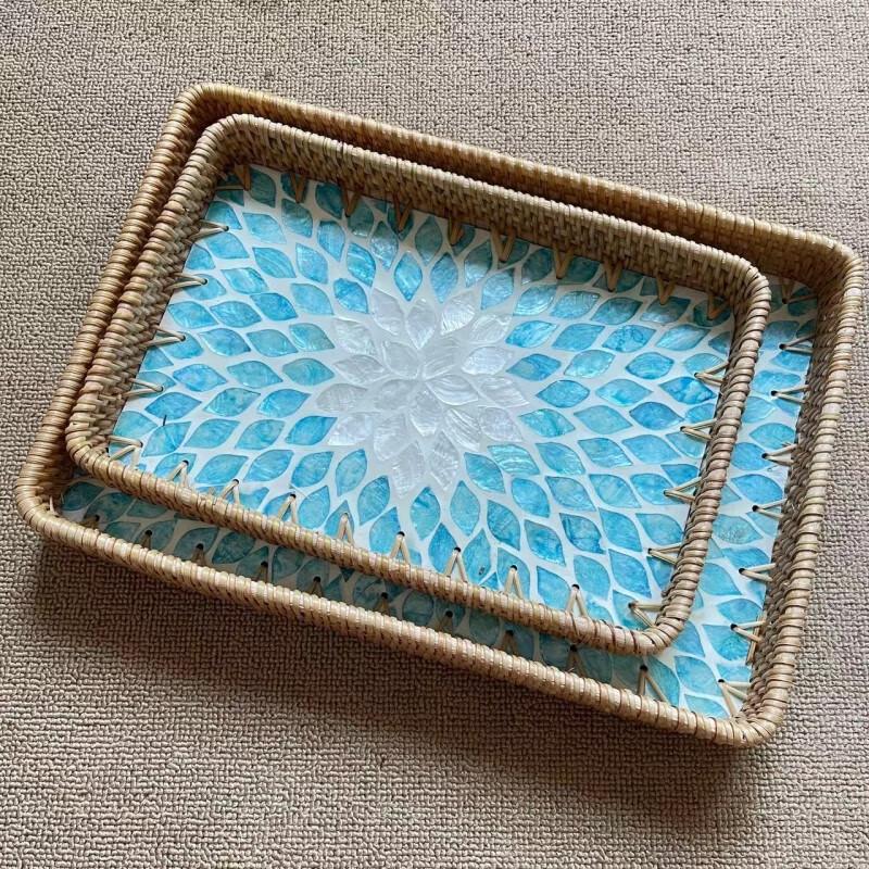 

Rattan Woven Serving Tray