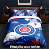 Blackburn Rovers Football Design Bed Bedding Set 1 Duvet Cover + 2 Pillowcases Soft Breathable Household Bed Linens