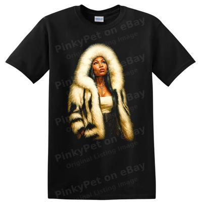 Nicki Minaj Portrait T Shirt Trollz Inspired Hip Hop Graphic Tee Style