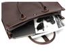 1pcs Retro horizontal leather men's bag, light business men's file bag, public document bag, leisure travel bag, computer bag