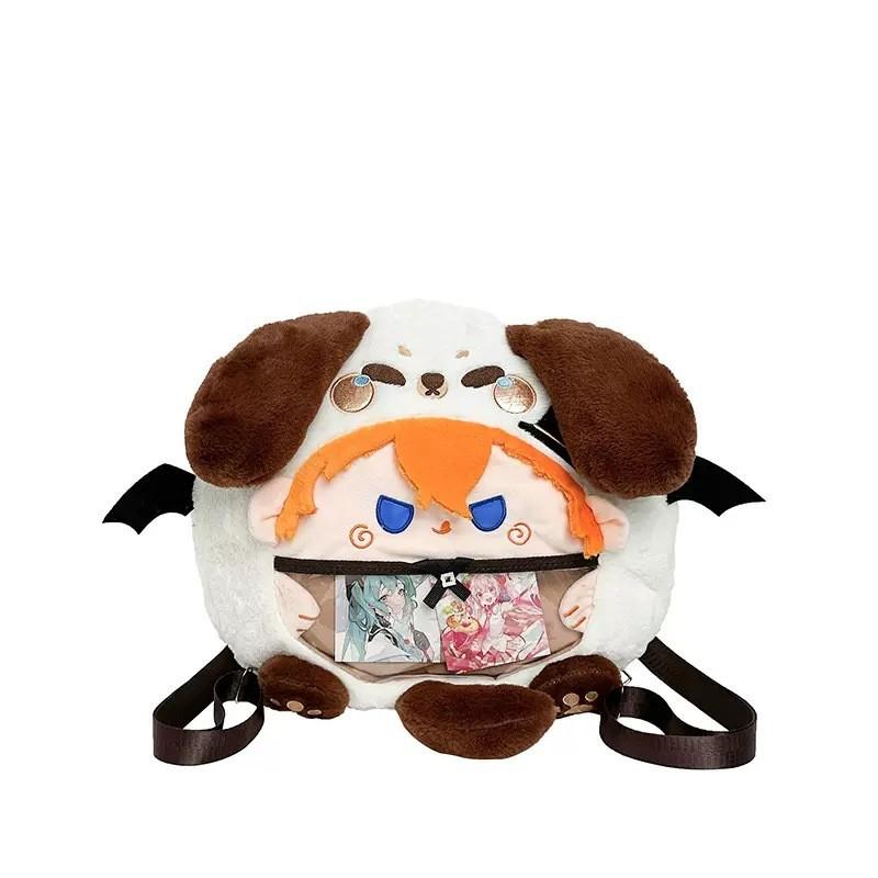 Carlos Genshin Kafka Cartoon Anime Games Shoulder Bag Backpack  For Use Daily