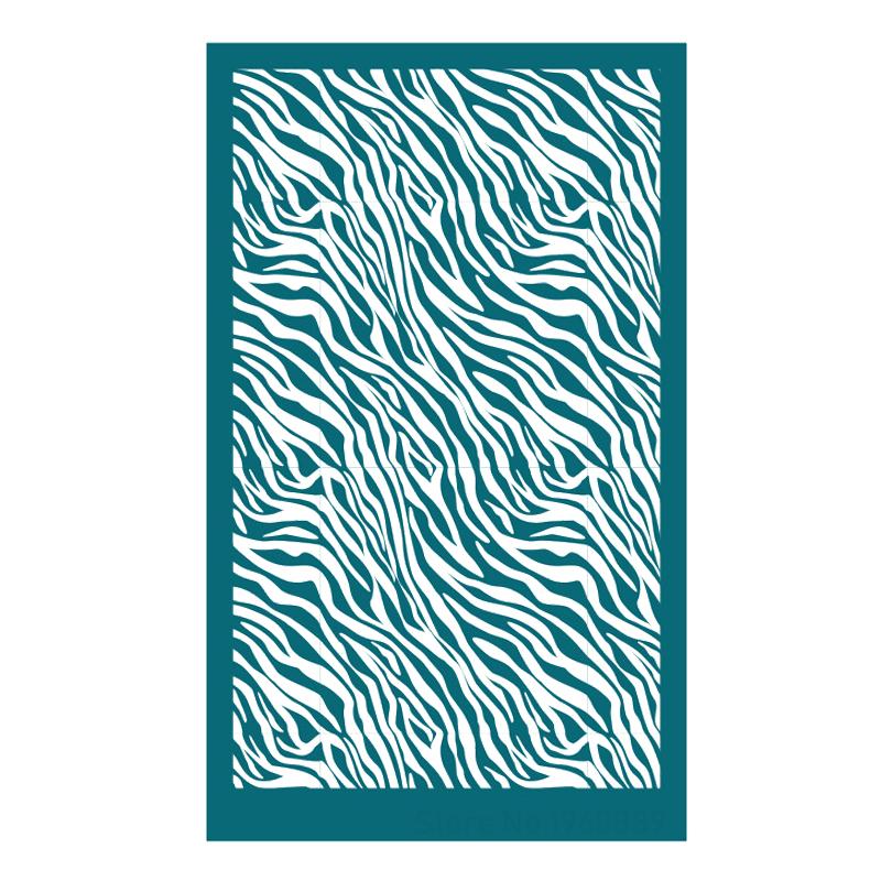 Polymer Clay Silk Screen Stencils Reusable Silkscreen Print Kit for Printing Clay Stamps Jewelry Earrings Decoration Template
