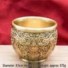 Brass Dragon Rice Jar Ornament: Wealth-Attracting Home & Office Decor