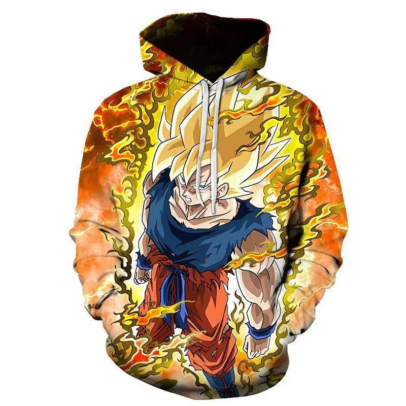 

Dragon Ball 3D Printed свитер с капюшоном осенняя одежда для мужчин и женщин в одном стиле 2024 года мультяшная аниме одежда и куртки модные XL