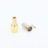 SMA Male Crimp Straight RF Coaxial Adapter 1 Set Gold Plated Contact Compatible with RG58 RG142 LMR195 Test Measurement Equipment