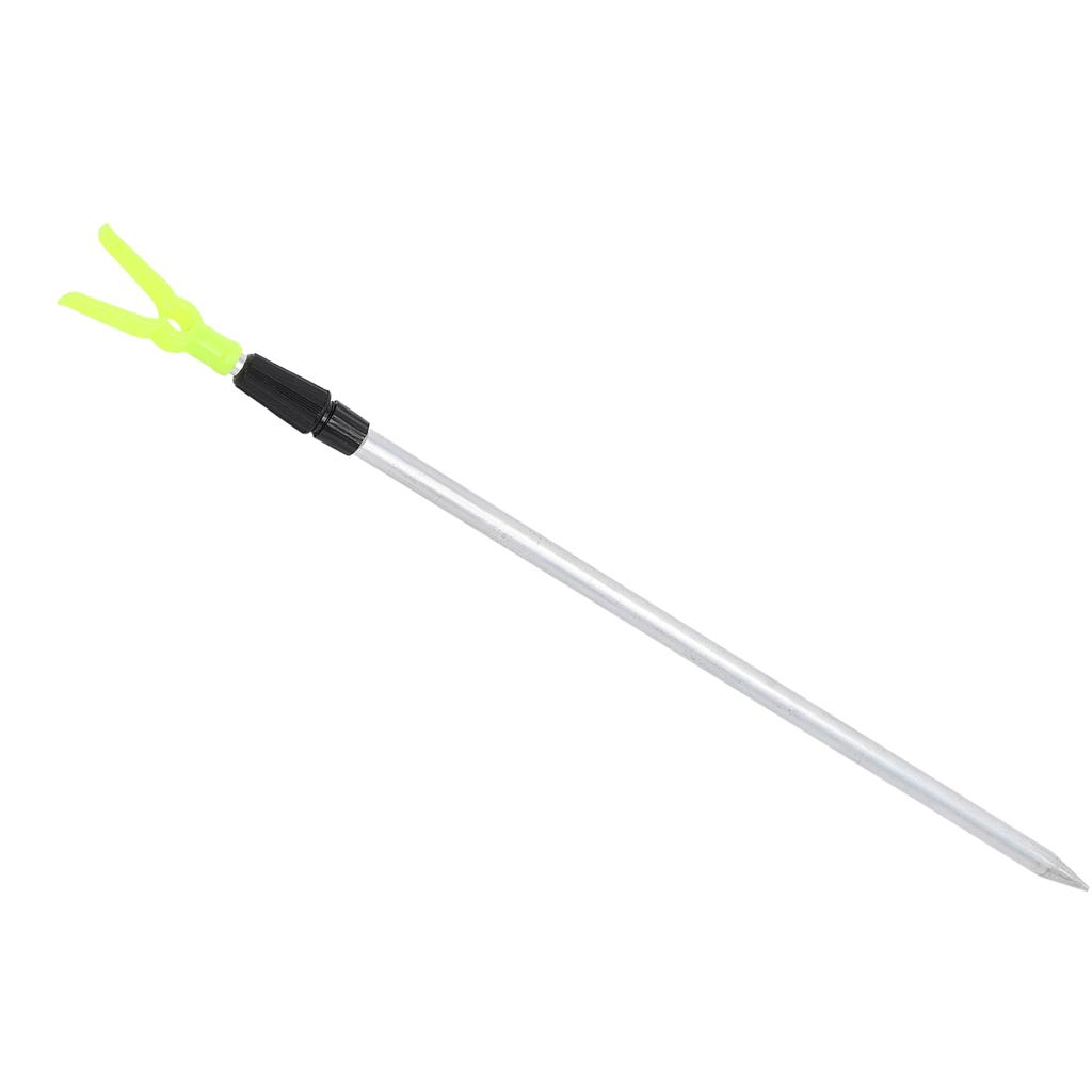 Fishing Rod Bracket Stretchable Aluminum Portable Fish Pole Ground Holder for Bank Fishing