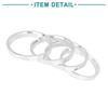 ACROPIX Automotive 60.1mm -54.1mm Hub Centering Wheel Boacenter Silver Tone 4pcs
